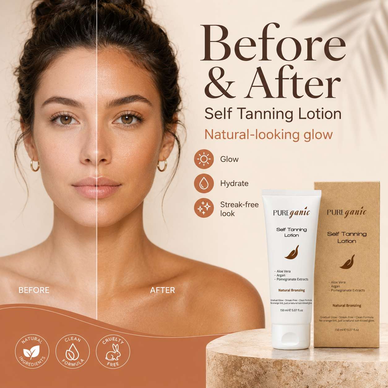 Self-Tanning Lotion - 150 ML